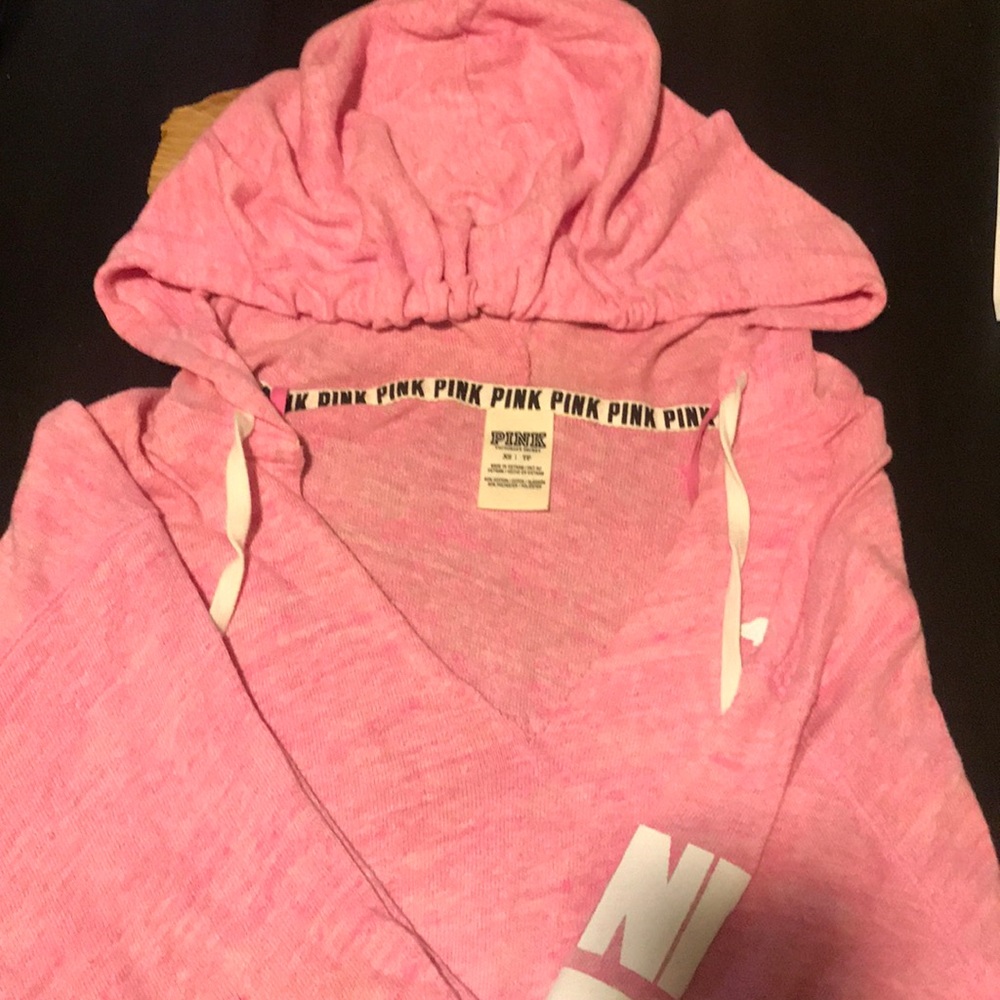 Victoria Secrets Pink Breathable V-neck Hoodie